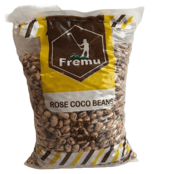 rose coco beans (1) Fremu - Rose Coco beans - red white - 900g